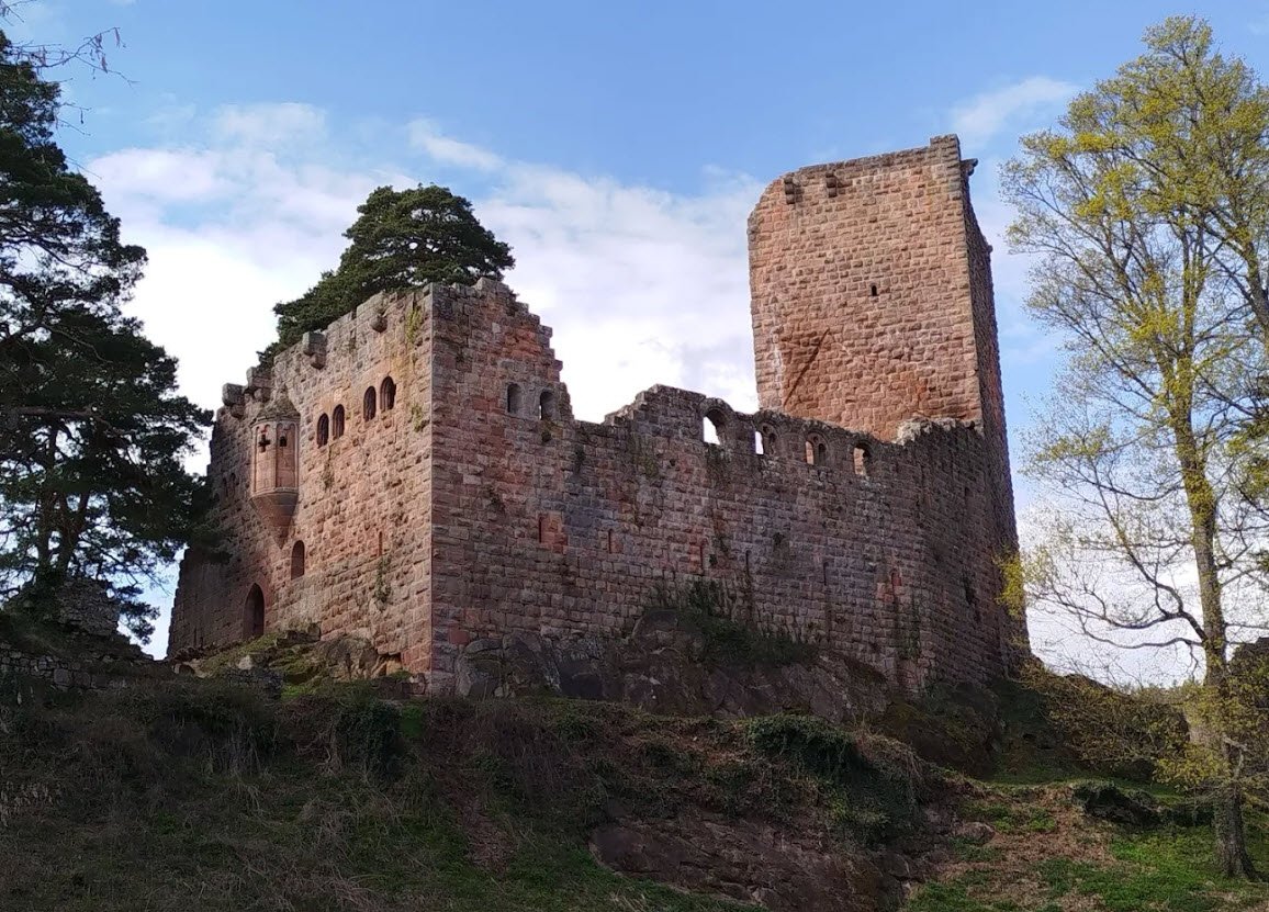 Chateau du Landsberg, Heiligenstein, France, Germany